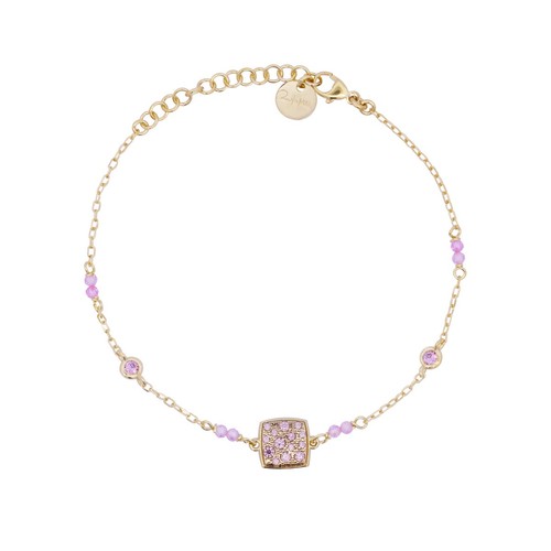 Bracciale pave rosa rue - bracciale,
