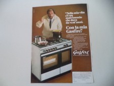 advertising Pubblicità 1978 CUCINE GASFIRE e UGO TOGNAZZI