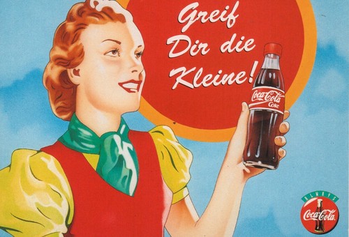 Coca cola cartolina s - cartolina, 90's