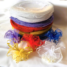 Organza Beutel rund Tüll
