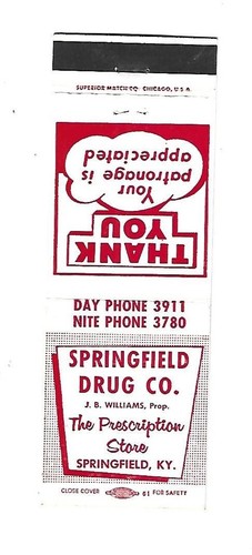 Springfield drug - drug, co.
