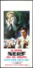 CINEMA-locandina LE ORGE NERE DEL DR. ORLOFF h. vernon
