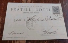 CARTOLINA D'EPOCA BRESCIA PROVINCIA ERBUSCO FLLI DOTTI  COMMERCIO FORAGGI 