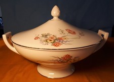 Zuppiera in porcellana tedesca Royal Tettau, anni 50 , prestigiosa