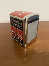 Portatovaglioli Coca Cola in metallo porta salviette bar