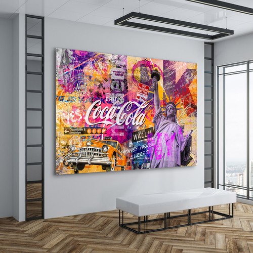 Quadro vetro acrilico new york - quadro,