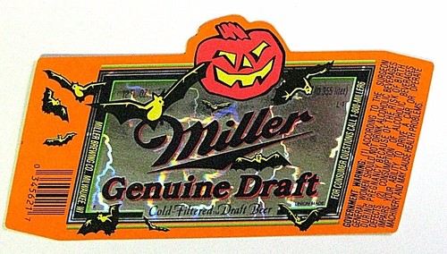 Etichetta birra miller brewing - miller,