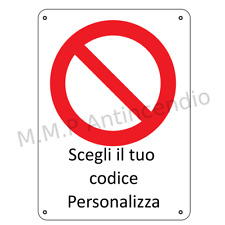 Cartello Segnaletico Di