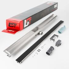 Scarico Doccia Vetro Nero 1000