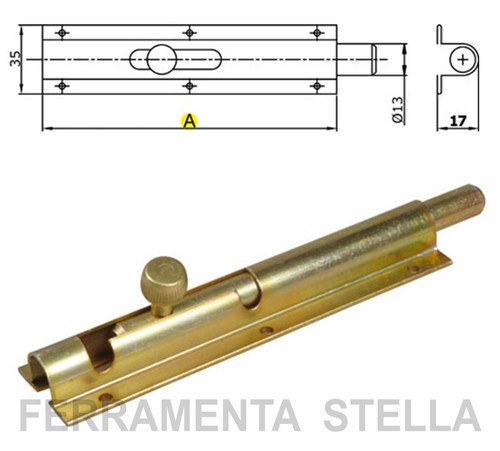 Catenaccio chiusura rotondo - catenaccio,