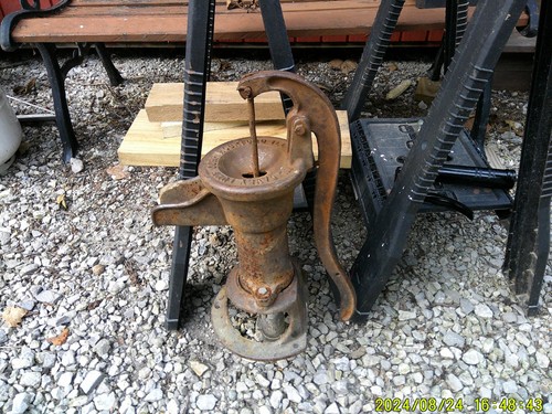 Antique water pump davey - pump,