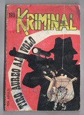 FUMETTO KRIMINAL N°193 TIRO AUREO AL VOLO 1969