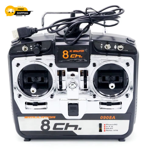 8ch simulatore volo reale - rc,