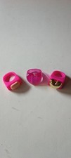 Lotto 3 Anelli A Fascia Fucsia