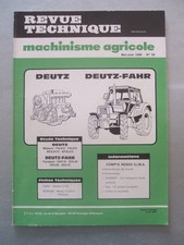 REVUE TECHNIQUE TRACTEUR DEUTZ