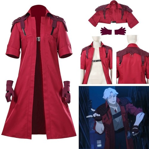 Costume cosplay trench rosso