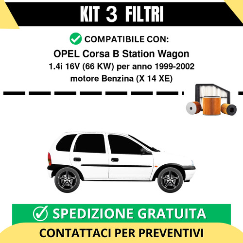 Kit filtri tagliando - filtri, per