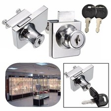 Serratura porta doppia facile da installare per vetrine materiale in lega di zin