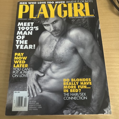 Playgirl magazine february - magazine,