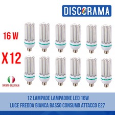 12 LAMPADE LAMPADINE LED 16W