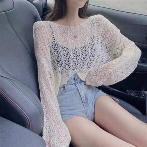 Donna traforato maglia - traforato,