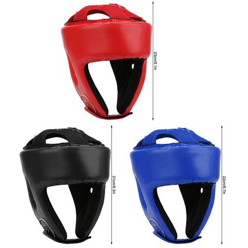 Casco boxe pelle - casco, regolabile