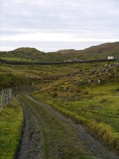 Photo A2 Track Near Loch Fiart Baligrundle When the metalled B8045 ends, c2012