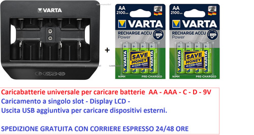 Caricabatterie universale
