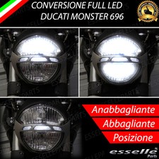 FARO FULL LED DUCATI MONSTER 696 ANABBAGLIANTE ABBAGLIANTE E LUCE DI POSIZIONE