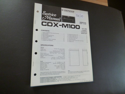 Manuale servizio originale - servizio,