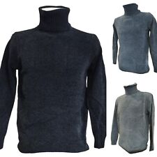 Dolcevita uomo Pullover  maglione Invernale in cinigila regular fit collo alto