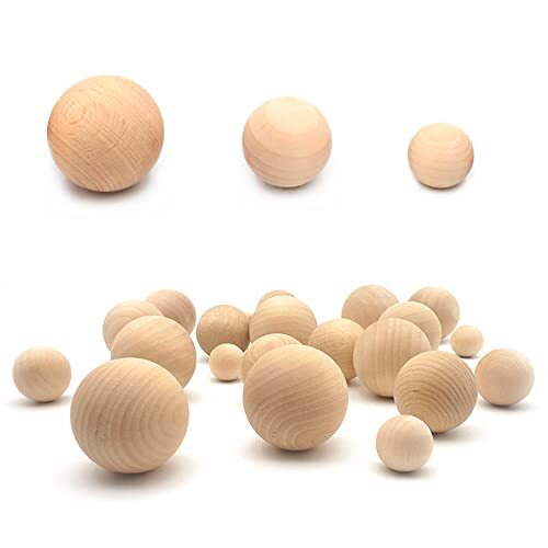 Zasvec palline legno 60 - di,