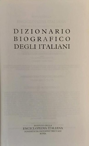 Dizionario biografico degli - dizionario,