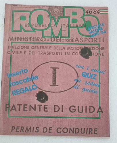 Rombo rivista 1984 f1 - n.,