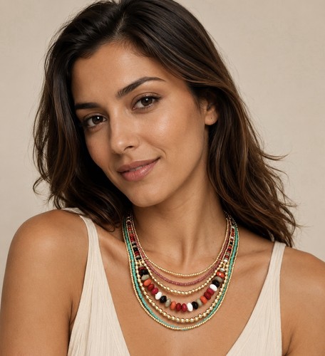 Collana indiana fatta - , mano