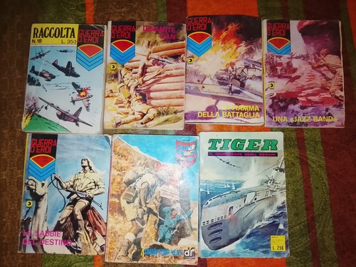 Lotto fumetti guerra vintage - lotto,