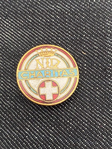 Spilla charitas smaltata - charitas,