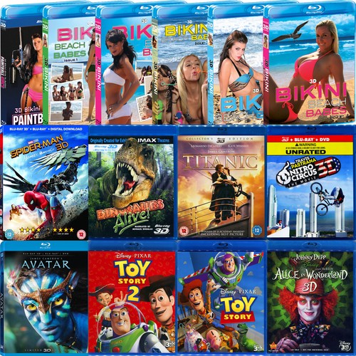 Blu ray lot collection 3d - blu-ray,