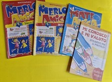 MERLO AMICO LIBRO 1 ELEMENTARE 4 PZ. IMPERDIBILE OFFERTA