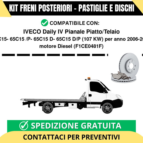 Kit freni posteriori per - freni,