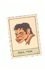 PAUL MUNI N.95 FIGURINA/CARICATURA  EDIZ. TAURINIA 1947 ILL. TURIDDU  NM