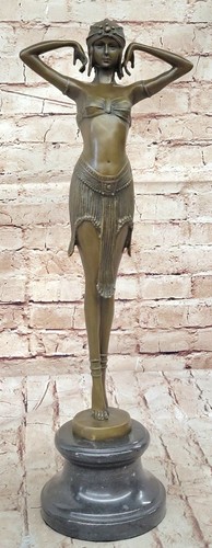 Bronzo scultura art deco - bronzo,