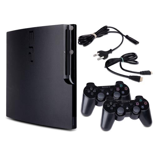 Console ps3 slim - 320, gb