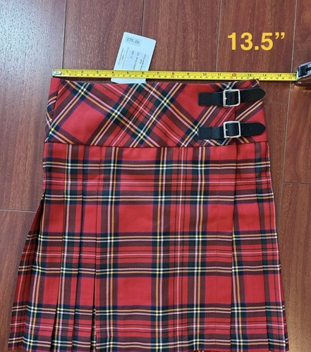 Nwt royal and plaid - royal, red