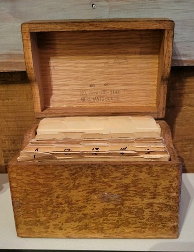 Scatola vintage legno di - in,