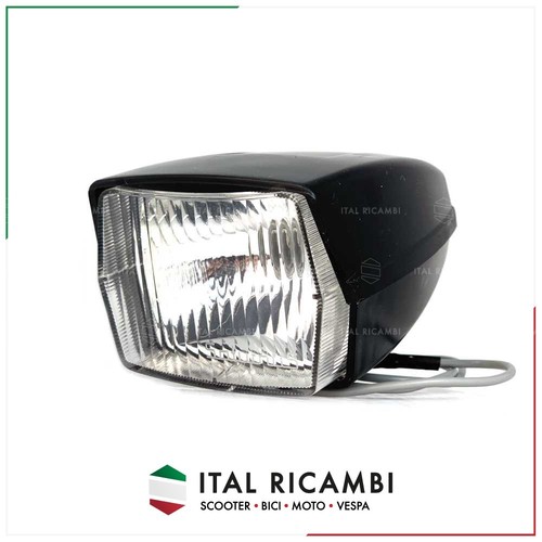Fanale bici anteriore nero - fanale,