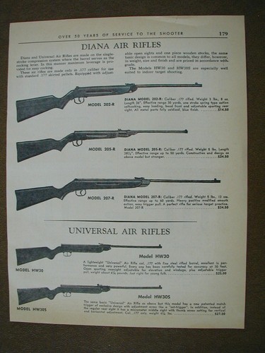 1964 diana air - 1964, rifles