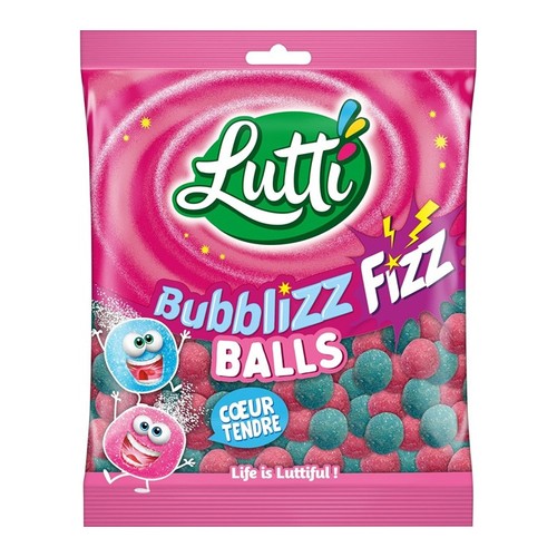 Bonbons lutti bubblizz balls - lutti,