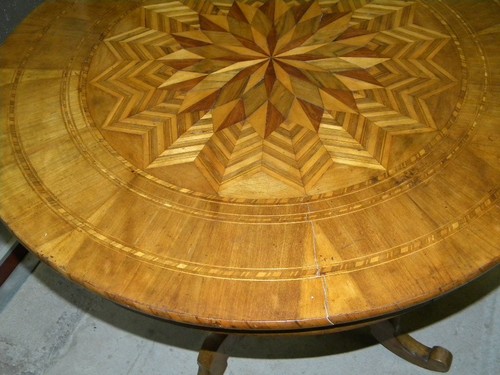 1860 tavolo biedermeier - c.1860,