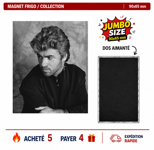 Magnet frigo george michael - george,
